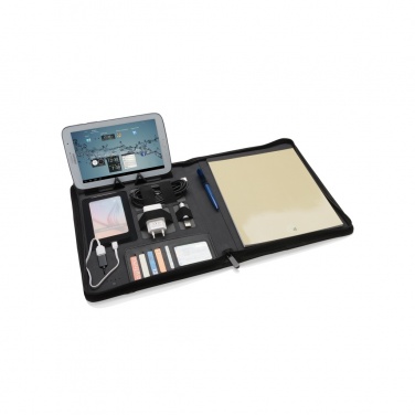 Logo trade business gifts image of: Tech portfolio with powerbank