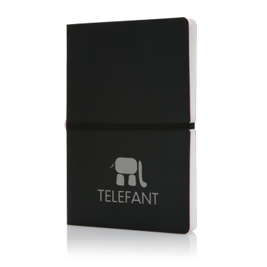 Logo trade advertising products picture of: Deluxe softcover A5 notebook