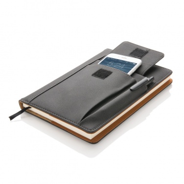 Logotrade promotional merchandise photo of: Notebook with phone pocket