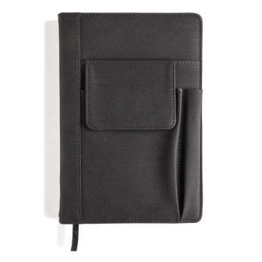 Logotrade advertising products photo of: Notebook with phone pocket