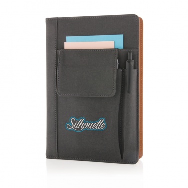 Logotrade advertising product image of: Notebook with phone pocket
