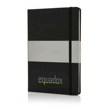 Logotrade promotional merchandise image of: Deluxe hardcover A5 notebook