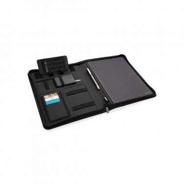 Logotrade corporate gifts photo of: Air 5W wireless charging portfolio A4 w/ 5000 mAh powerbank