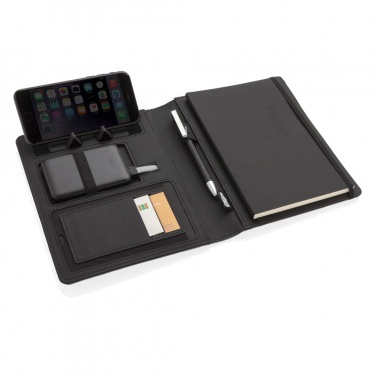 Logotrade promotional giveaway picture of: Air 5W wireless charging notebook with 5000mAh powerbank