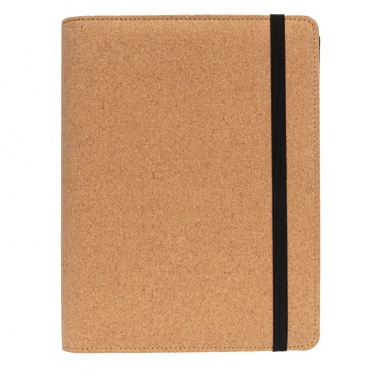 Logotrade advertising product image of: Deluxe cork portfolio A5 with pen