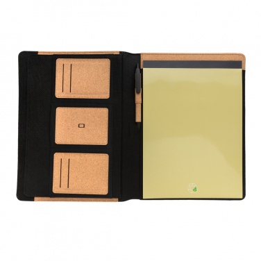 Logotrade promotional merchandise image of: Deluxe cork portfolio A4 with pen