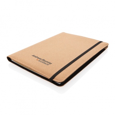 Logo trade promotional product photo of: Deluxe cork portfolio A4 with pen