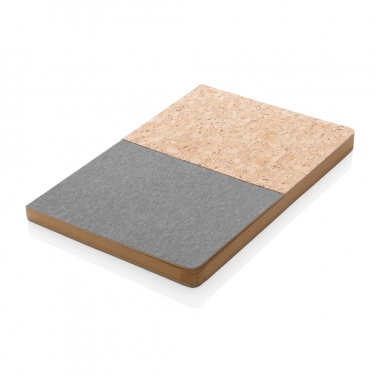 Logotrade promotional item image of: A5 cork & kraft notebook