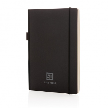 Logotrade promotional item image of: A5 deluxe kraft hardcover notebook