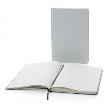 Logo trade promotional gifts picture of: A5 Impact stone paper hardcover notebook