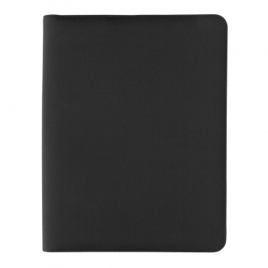 Logo trade business gift photo of: Impact Aware™ deluxe 300D tech portfolio with zipper