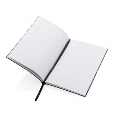 Logo trade promotional merchandise image of: GRS certified recycled felt A5 softcover notebook