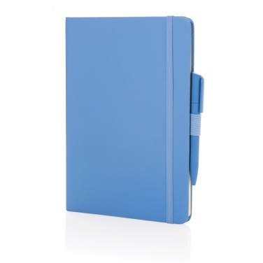 Logo trade promotional giveaway photo of: Sam A5 RCS certified bonded leather classic notebook