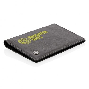 Logo trade promotional giveaway photo of: RFID anti-skimming passport holder