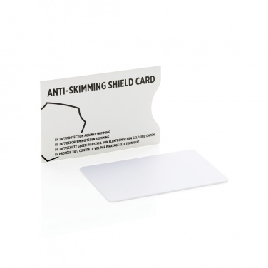 Logo trade promotional merchandise photo of: Anti-skimming RFID shield card with active jamming chip