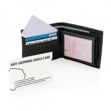 Logo trade business gifts image of: Anti-skimming RFID shield card with active jamming chip