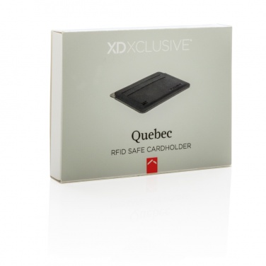 Logo trade promotional gifts picture of: Quebec RFID safe cardholder