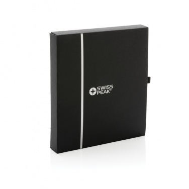 Logo trade promotional products picture of: Swiss Peak GRS recycled PU travel gift set