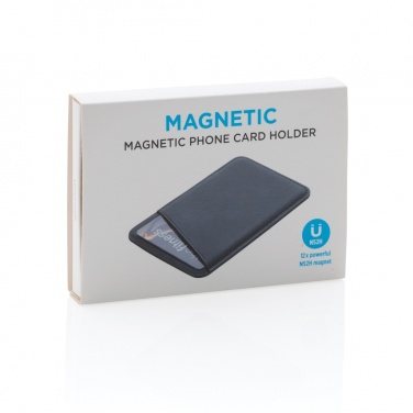 Logo trade promotional merchandise image of: Magnetic phone card holder