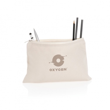 Logotrade promotional merchandise picture of: Impact Aware™ 285 gsm rcanvas pencil case undyed