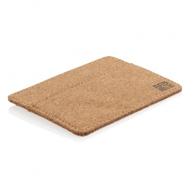 Logo trade corporate gifts image of: Cork secure RFID slim wallet