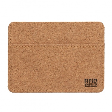 Logo trade promotional giveaway photo of: Cork secure RFID slim wallet