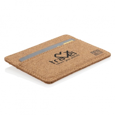Logotrade advertising product picture of: Cork secure RFID slim wallet