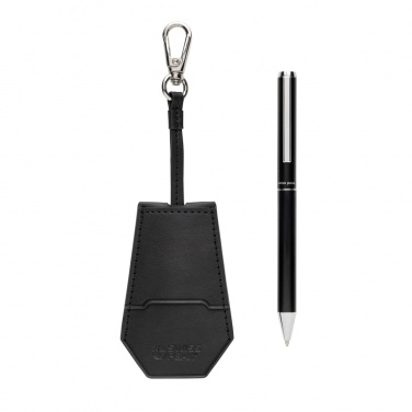 Logotrade promotional merchandise image of: SP Tula RCS certified recycled PU key holder and pen set