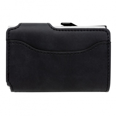 Logotrade promotional product image of: Standard aluminium RFID cardholder with PU wallet