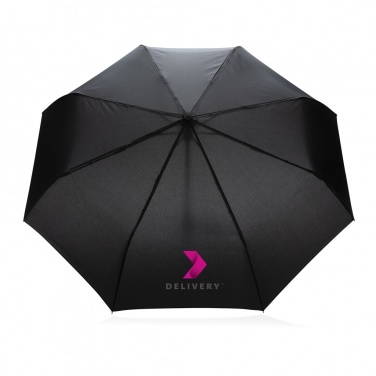 Logo trade promotional item photo of: 21" Impact AWARE™ RPET 190T auto open/close umbrella