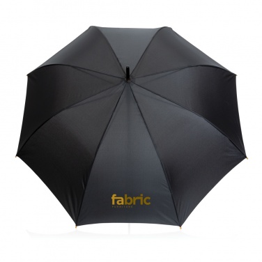 Logotrade promotional items photo of: 27" Impact AWARE™ RPET 190T auto open bamboo umbrella