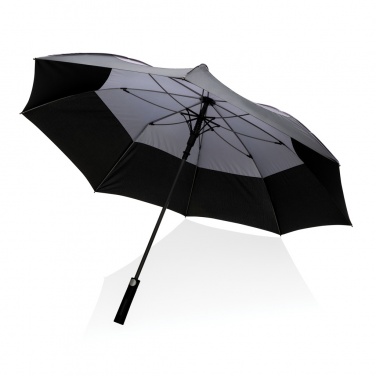 Logotrade corporate gift picture of: 27" Impact AWARE™ RPET 190T auto open stormproof umbrella