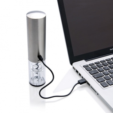 Logo trade promotional merchandise photo of: Electric wine opener - USB rechargeable