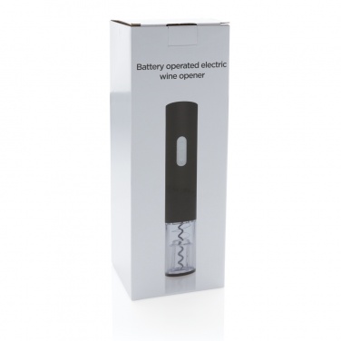 Logo trade promotional merchandise picture of: Electric wine opener - battery operated