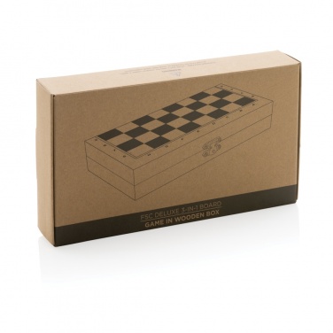 Logo trade promotional gifts picture of: Deluxe 3-in-1 boardgame in box