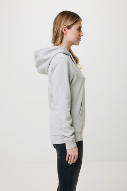 Logo trade promotional product photo of: Iqoniq Torres recycled cotton hoodie undyed