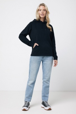 Logo trade corporate gift photo of: Iqoniq Trivor recycled polyester microfleece hoodie