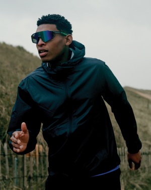 Logo trade promotional merchandise photo of: Iqoniq Logan recycled polyester lightweight jacket