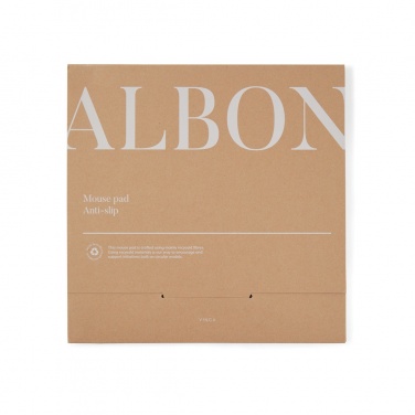 Logo trade business gifts image of: VINGA Albon GRS recycled felt mouse pad