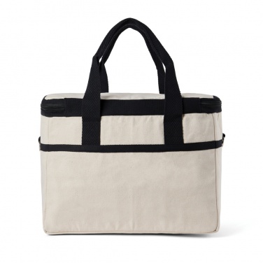 Logo trade corporate gifts image of: VINGA Volonne AWARE™ recycled canvas cooler basket
