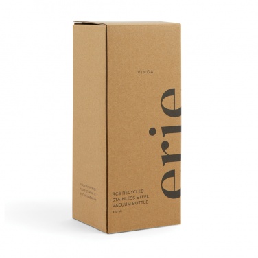 Logotrade promotional merchandise image of: VINGA Erie RCS steel vacuum bottle 450 ML