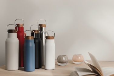 Logo trade business gifts image of: VINGA Ciro RCS recycled vacuum bottle 580ml