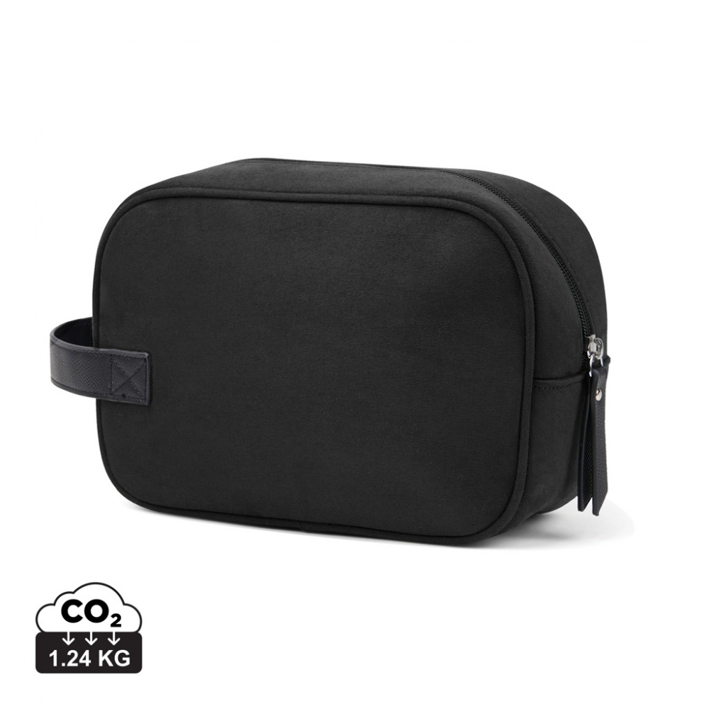 Logo trade corporate gift photo of: VINGA Marlow RCS recycled polyester toiletry bag