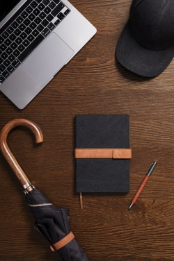 Logo trade promotional products image of: VINGA Bosler RCS recycled paper notebook