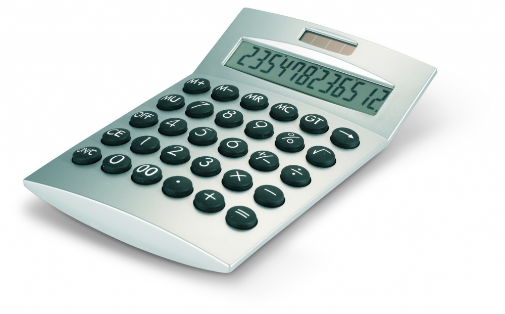 Logo trade advertising products image of: Basics 12-digits calculator