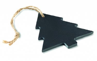Logo trade promotional giveaways image of: Slate xmas hanger tree