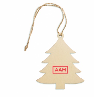 Logotrade promotional gift image of: Wooden Tree shaped hanger