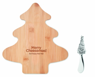 Logo trade promotional giveaway photo of: Cheese board set in bamboo Essen
