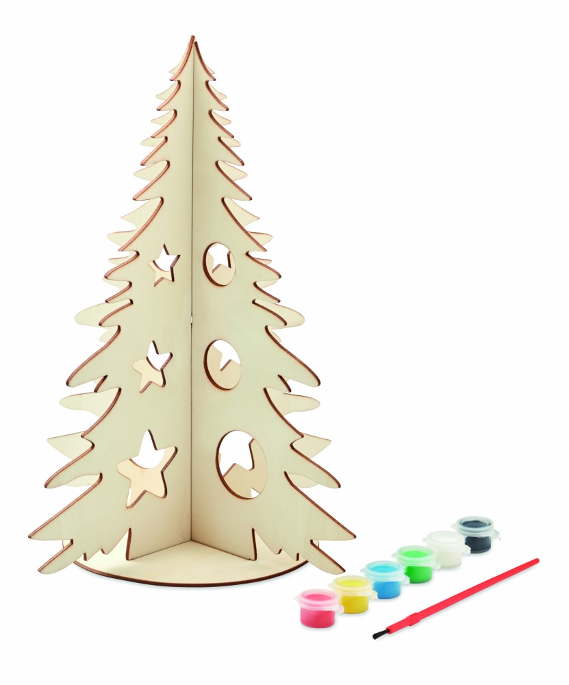 Logotrade business gift image of: DIY wooden Christmas tree