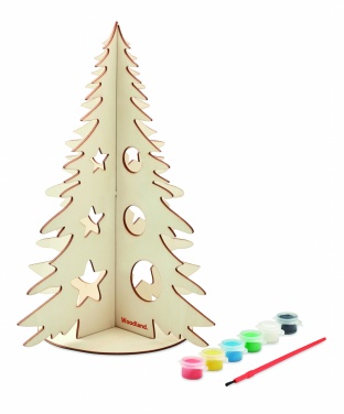 Logo trade promotional items picture of: DIY wooden Christmas tree